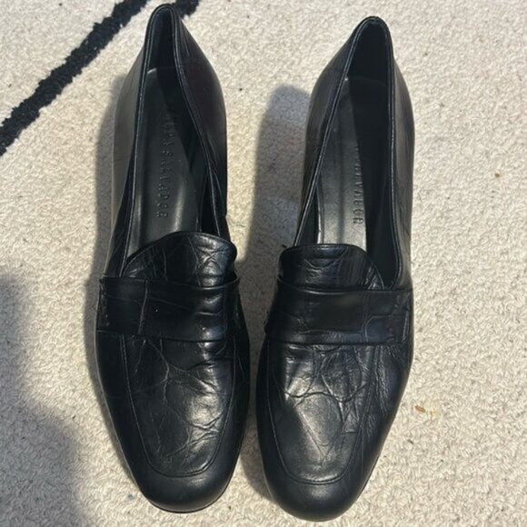 Freda Salvador Florence Platform Loafer Black Women's Size 10.5 - Picture 3 of 10